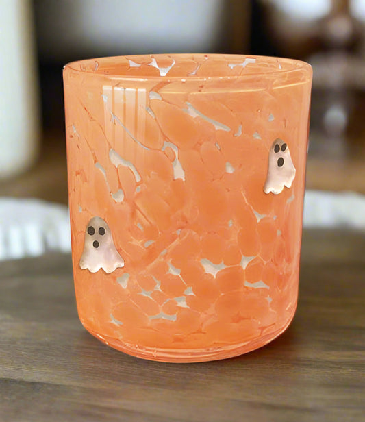 Candy Corn Ghost Soy Icon Candle Candles