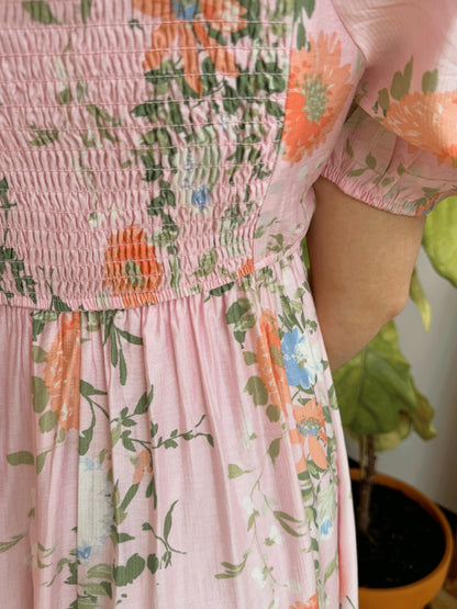 Pleated Tea Party Dress