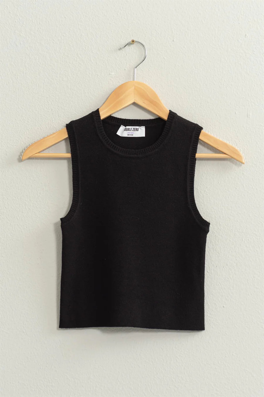 Ribbed Soft Crop Tank Top