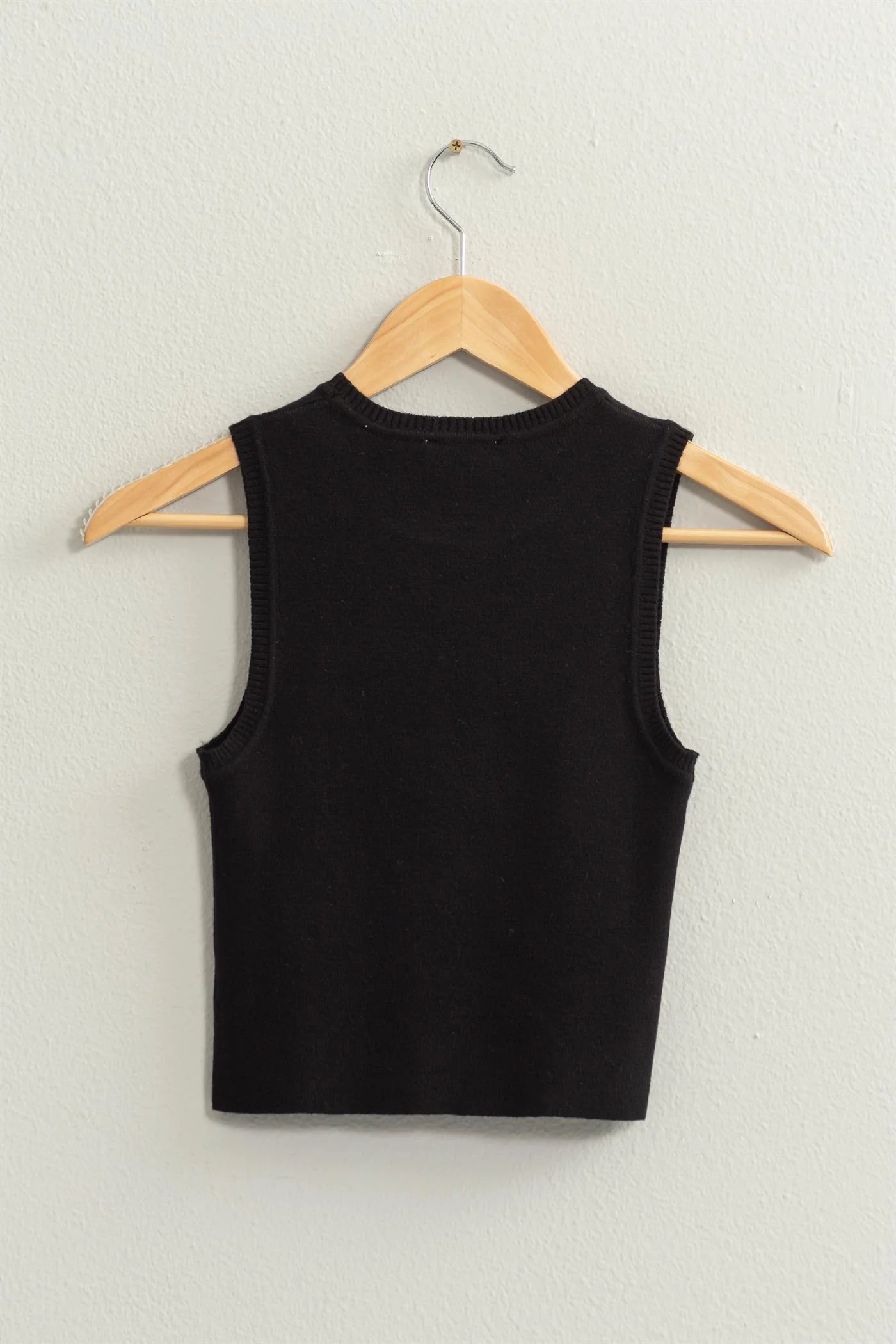 Ribbed Soft Crop Tank Top