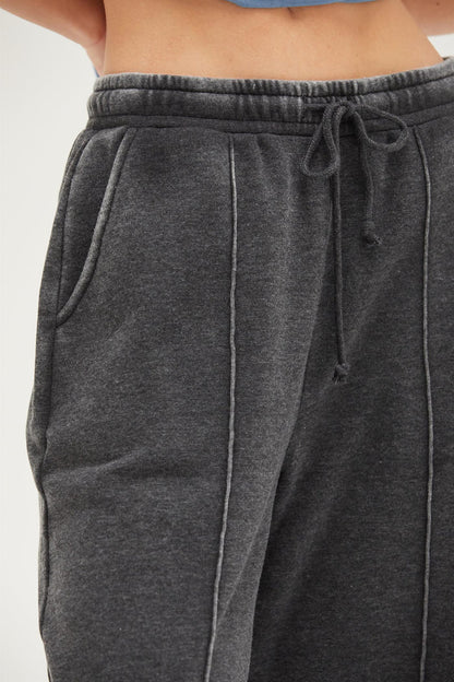 Pleated Sweatpants