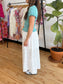 White Eyelet Midi Skirt Bottoms
