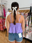 Babydoll Tie Front Top Shirts & Tops