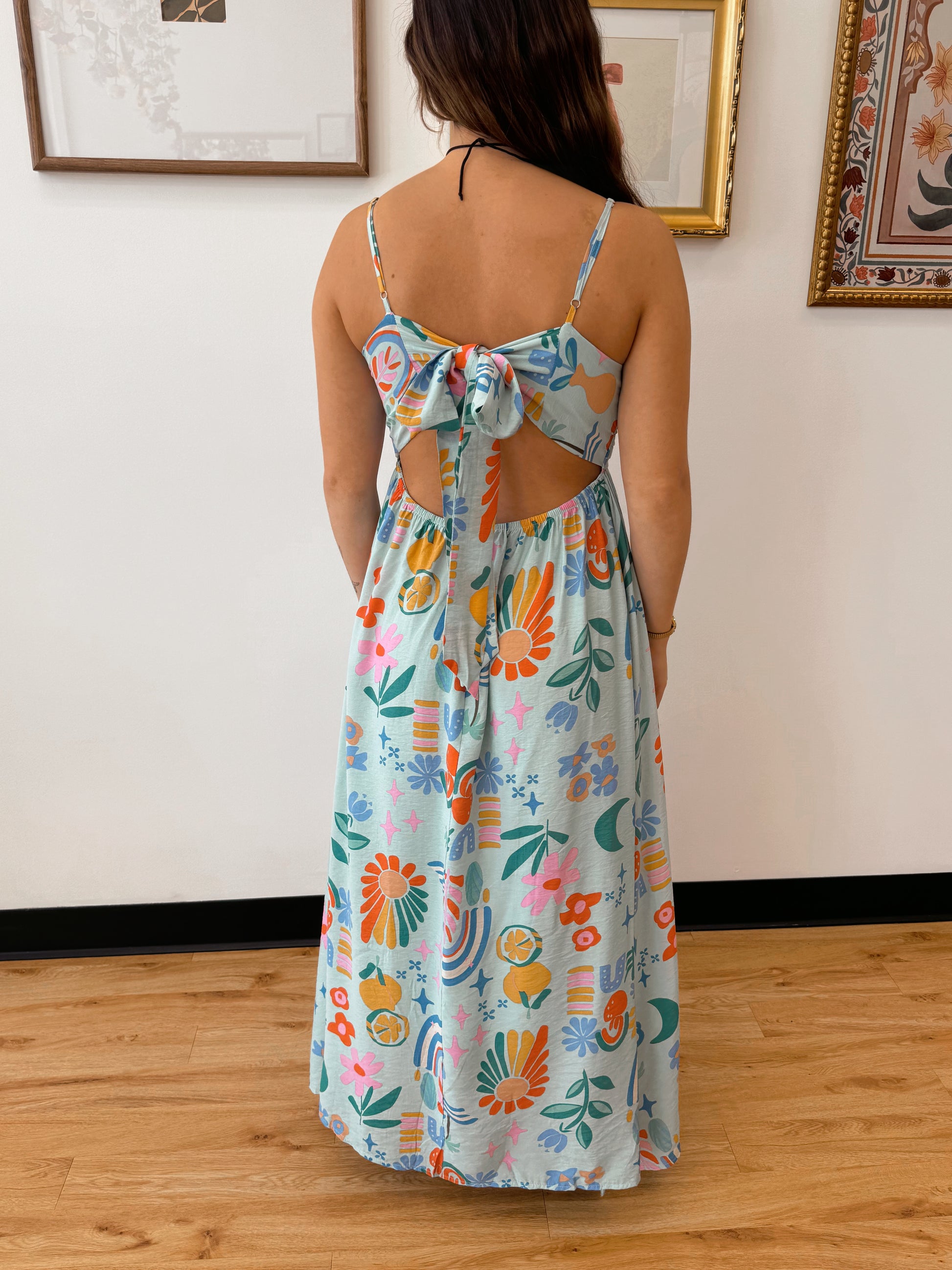 Lemonade Skies Midi Dress Dress