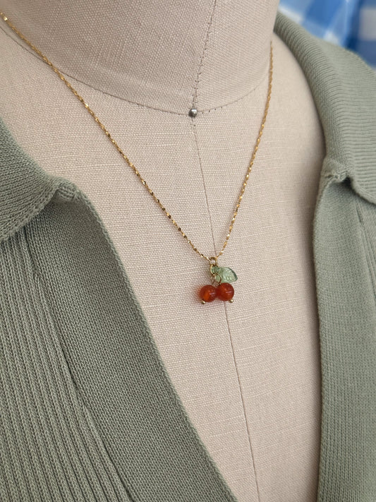 Cherry On Top Pendant Necklace Necklaces