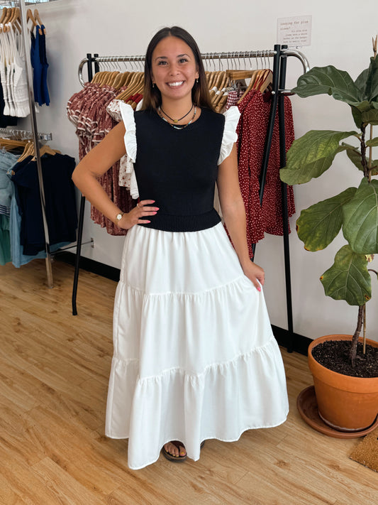Vest Midi Dress Dress
