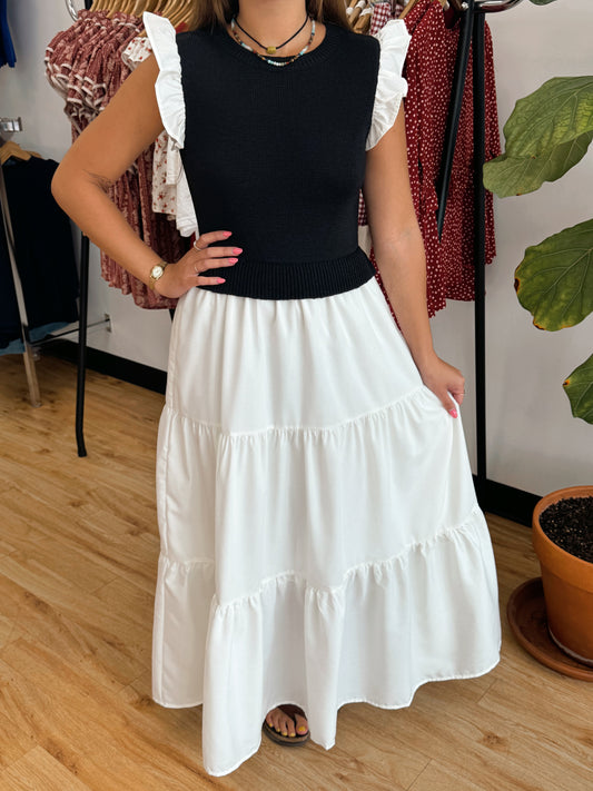 Vest Midi Dress Dress