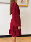 Long Sleeve Satin Dress Dress