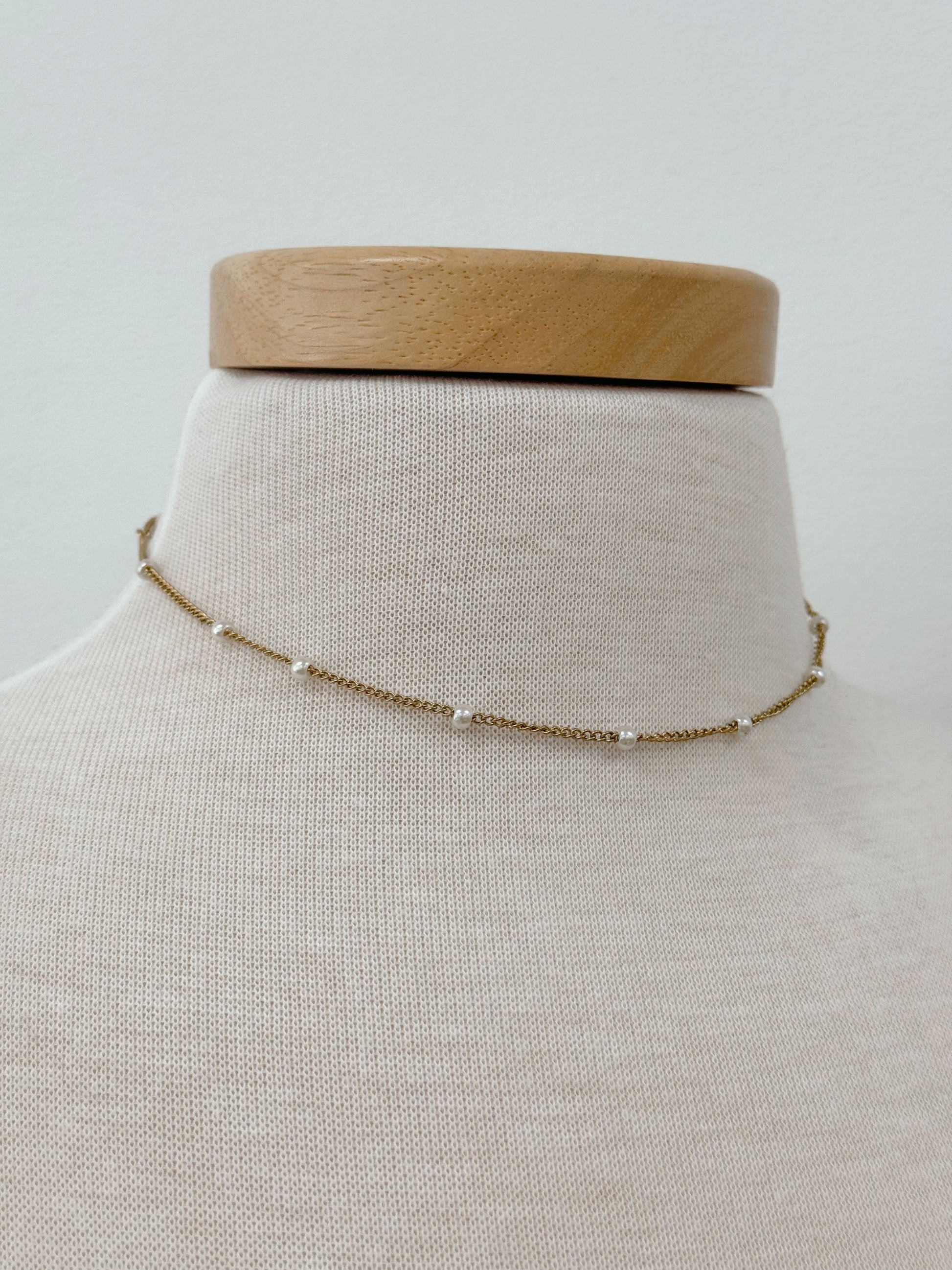 Stainless Steel Pearl Necklace Necklaces
