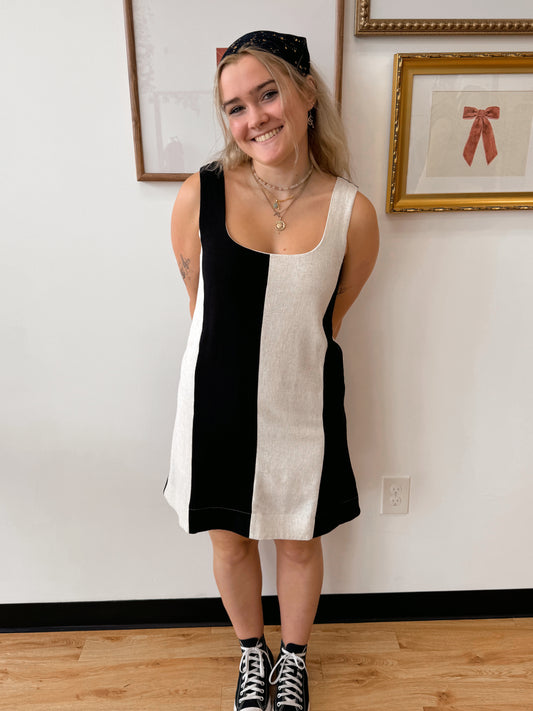Stripe Mini Dress