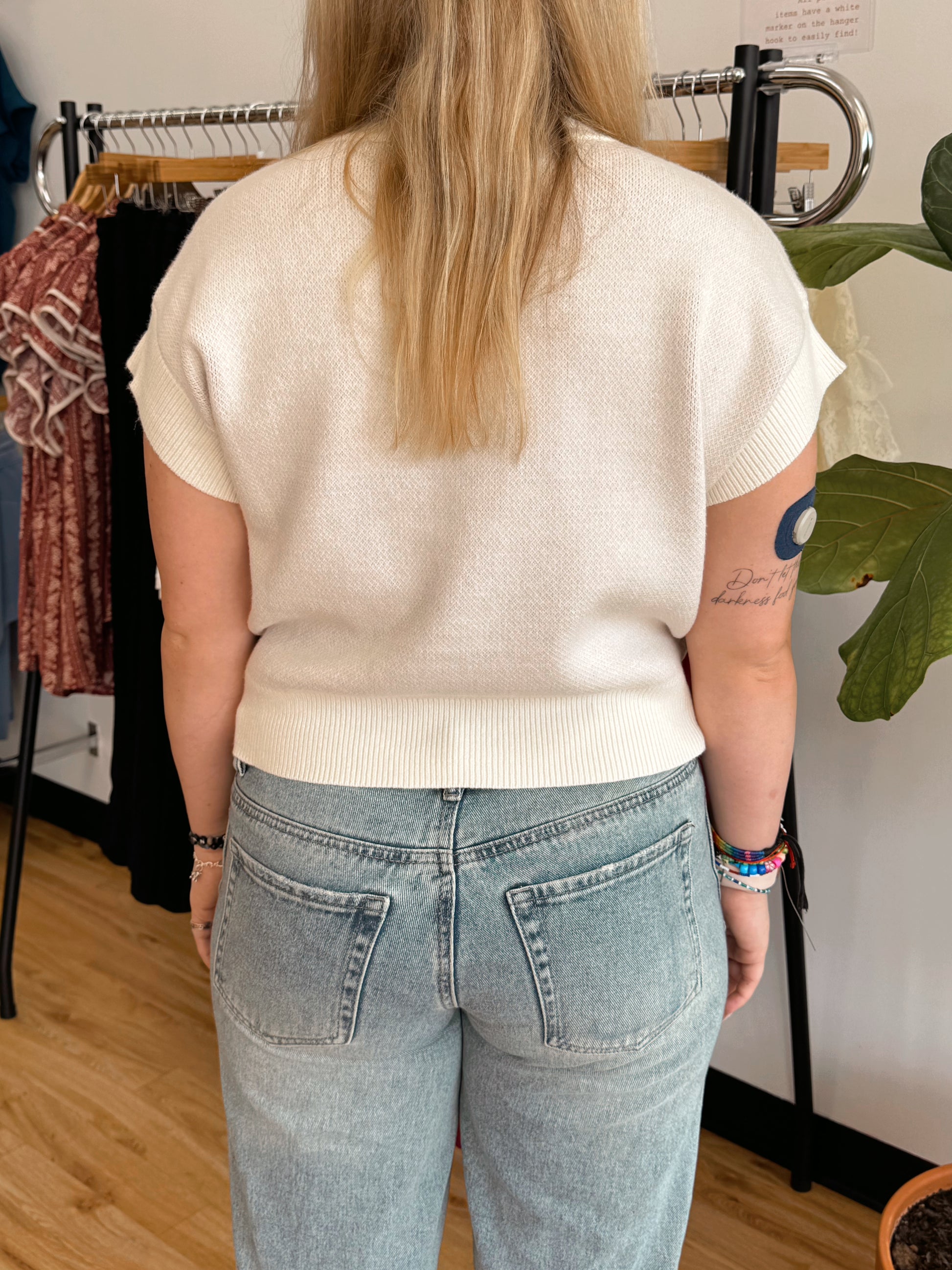 Pumpkin Knit Top