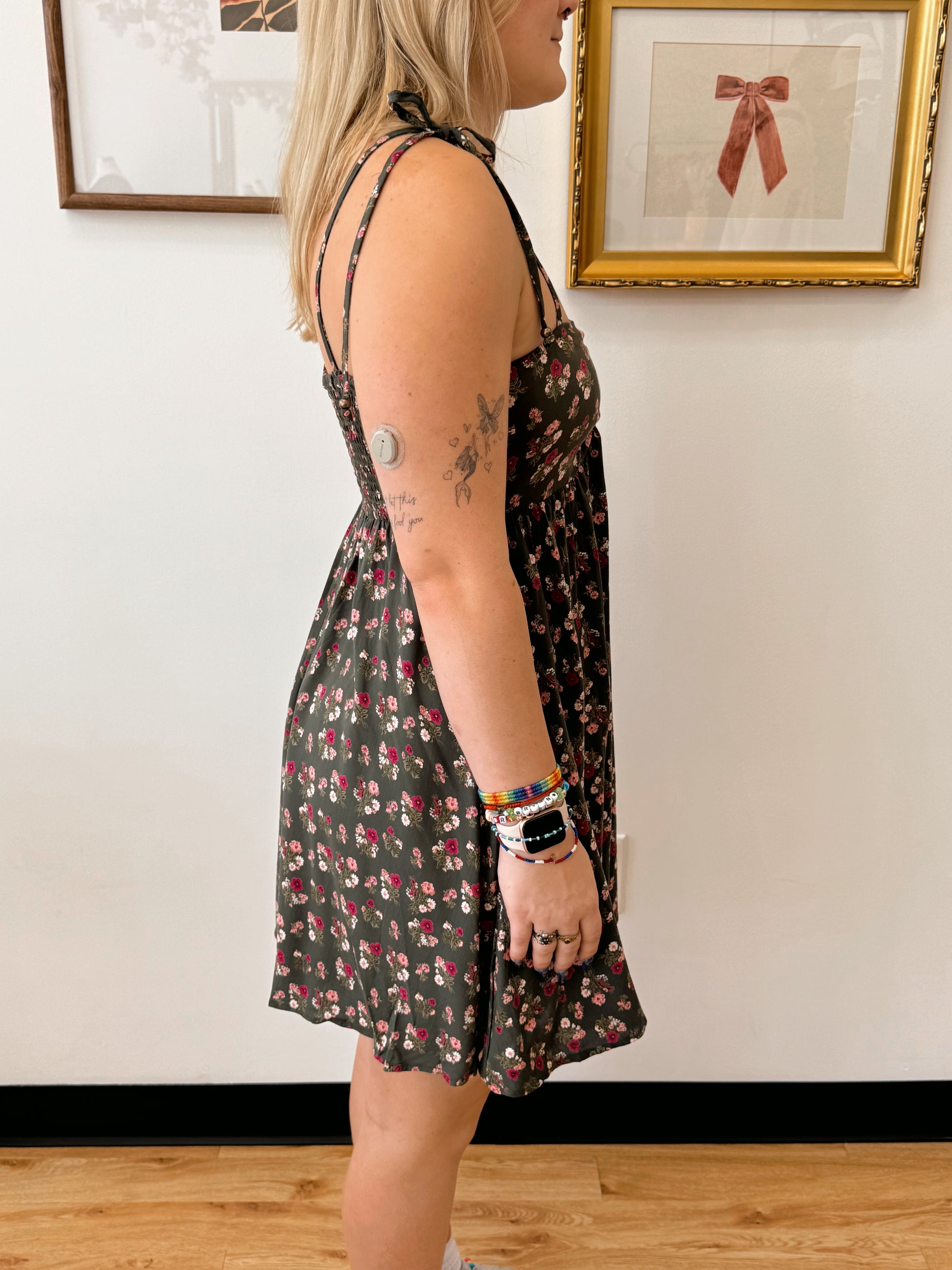 Sweetheart Floral Mini Dress Dress