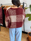 Plaid Pullover Sweater Shirts & Tops