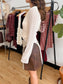 Textured Lace Long Sleeve Top