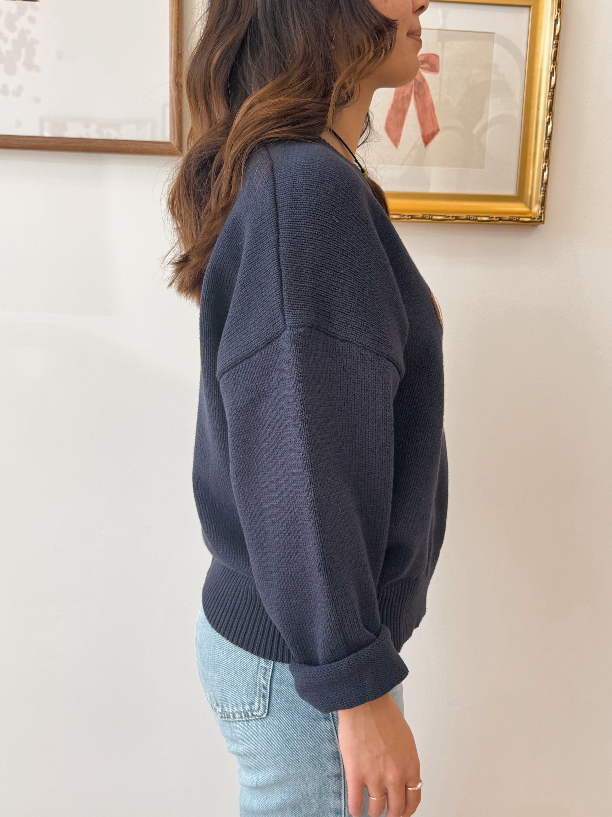 Gingerbread Crewneck Sweater