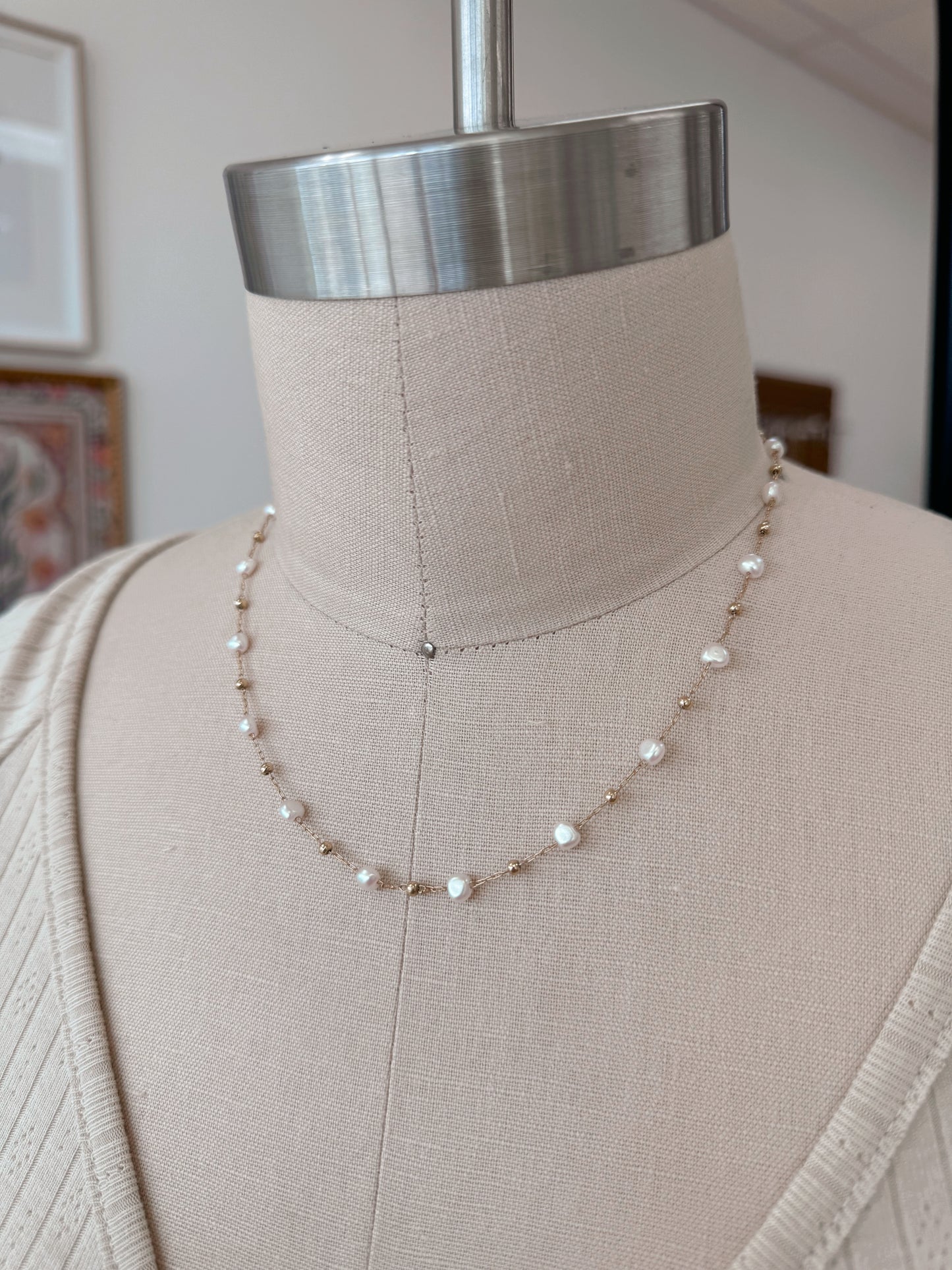 Pearl Chain Necklace