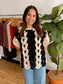 Chunky Open Knit Sweater Vest Shirts & Tops