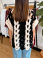 Chunky Open Knit Sweater Vest Shirts & Tops