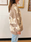 Khaki Sherpa Star Cardigan Shirts & Tops