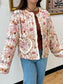 Floral Heart Pocket Jacket Outerwear