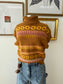 Retro Cropped Sweater Shirts & Tops