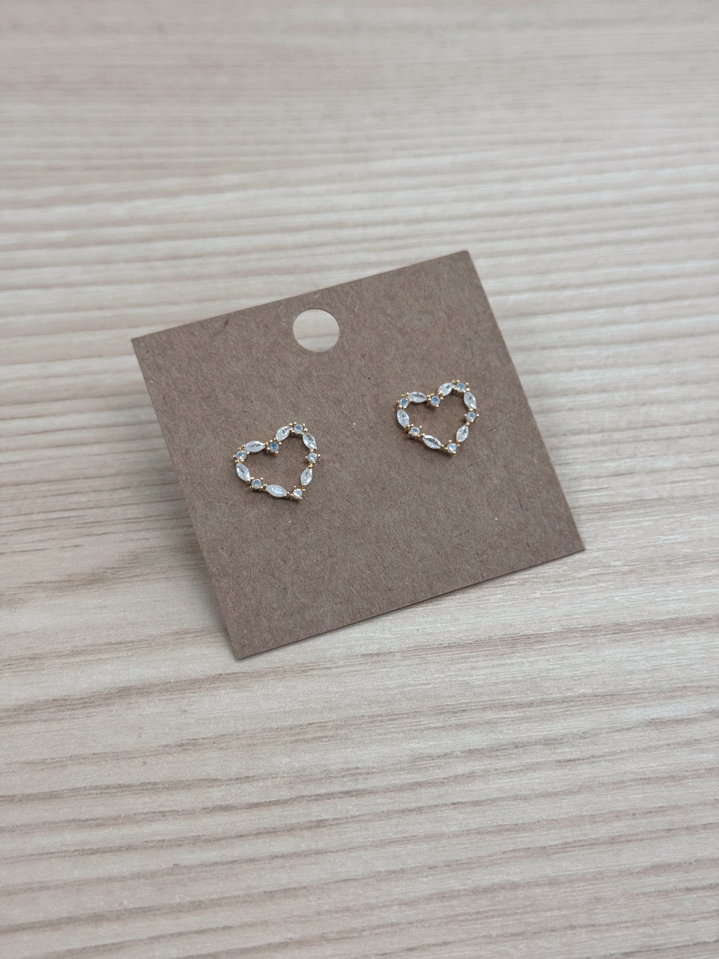 Studded Heart Earrings