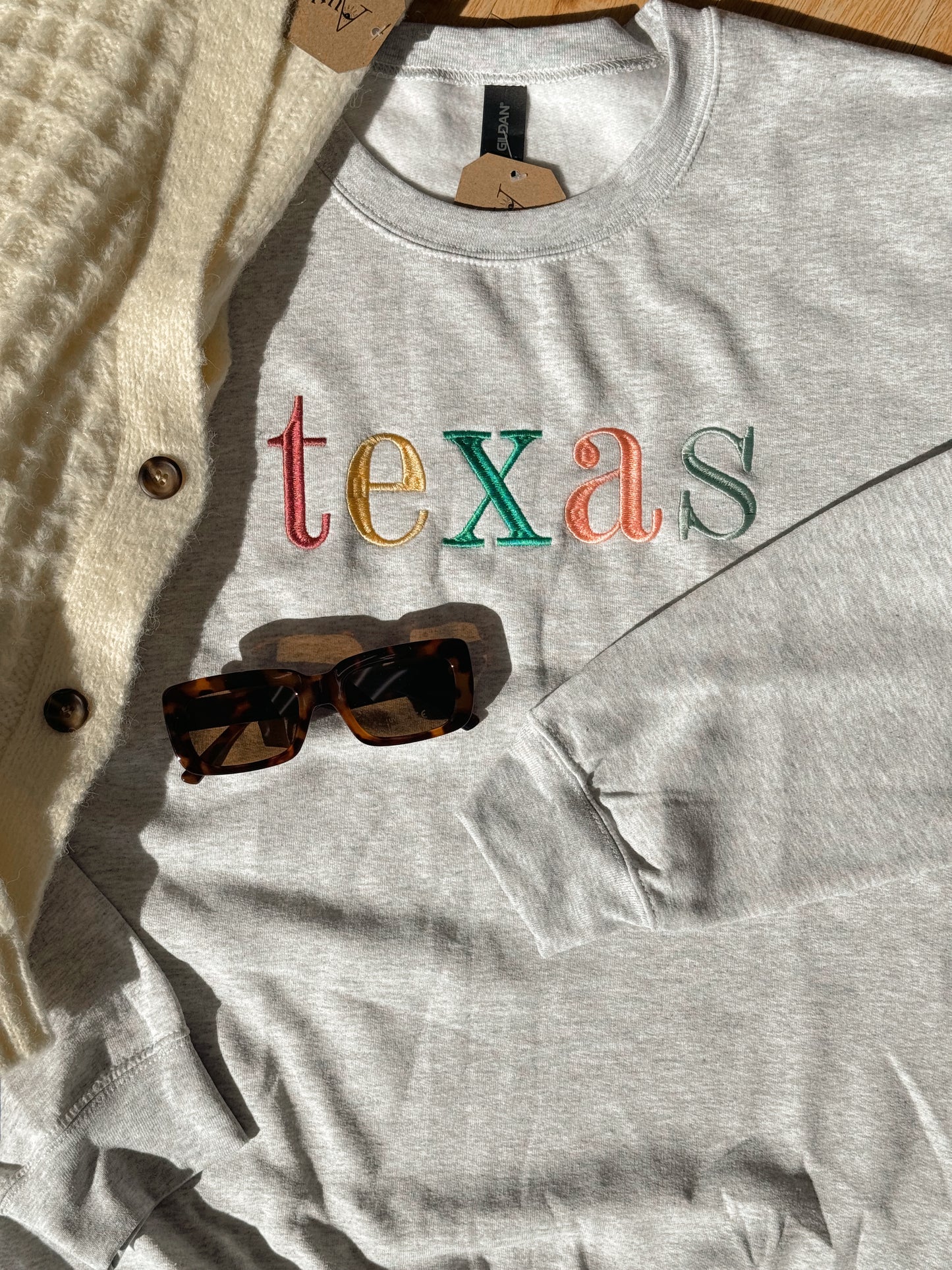 Texas Embroidered Sweatshirt