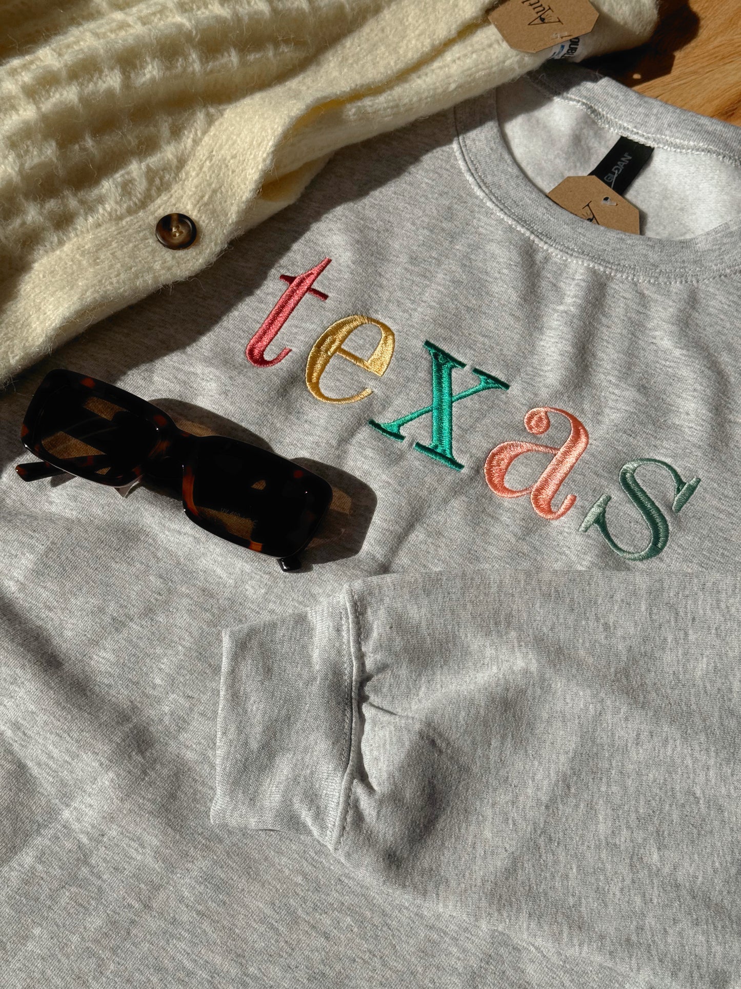 Texas Embroidered Sweatshirt