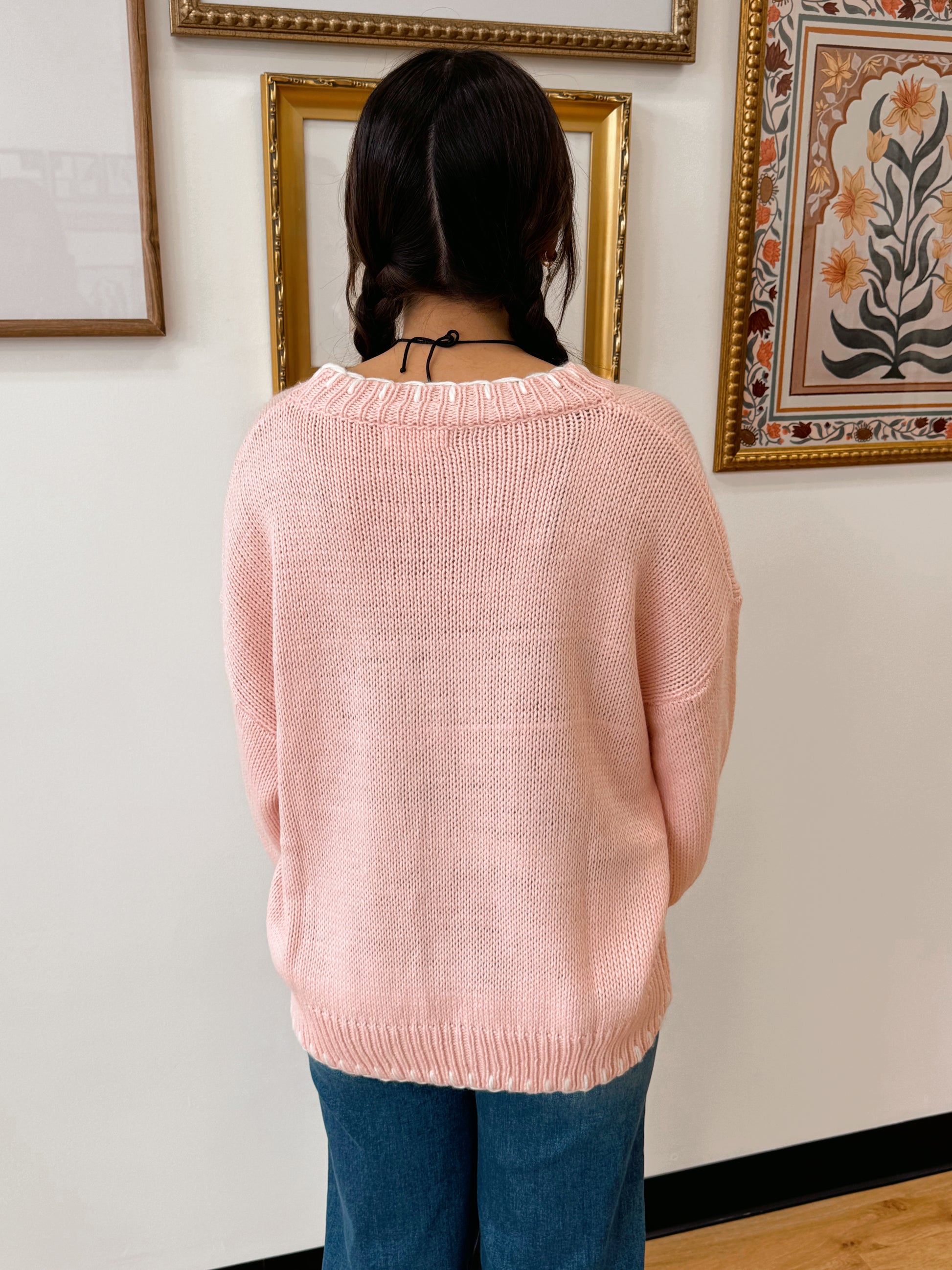 Big Pink Bow Sweater