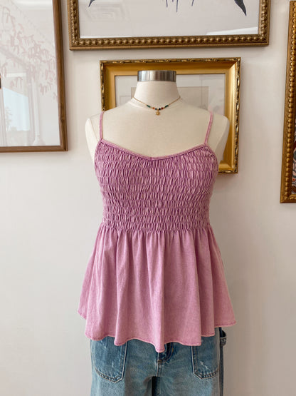 Flirty Smocked Tank Top