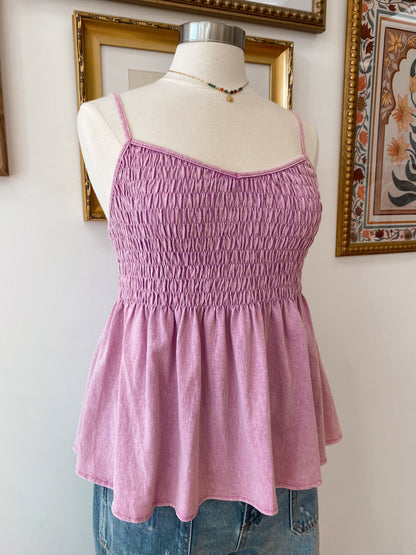 Flirty Smocked Tank Top