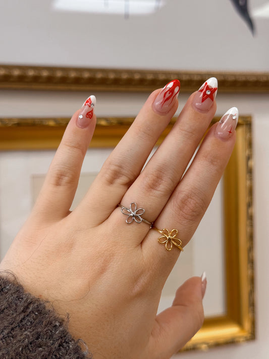 Wire Flower Ring