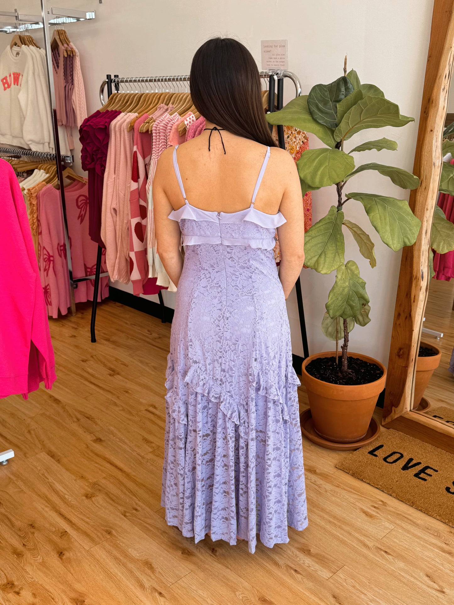 Vintage Lace Maxi Dress