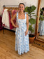 Blue Ruffle Tea Party Dress Dress