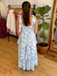 Blue Ruffle Tea Party Dress Dress