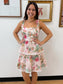 Tiered Floral Mini Dress