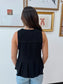 Black Lace Vest Shirts & Tops