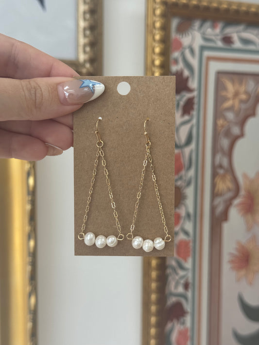 Pearl Chandelier Earrings Earrings