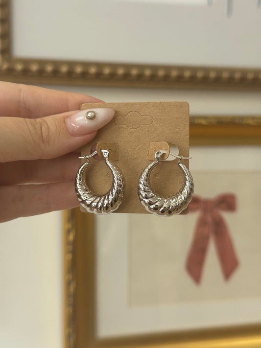 Croissant Hoop Earrings SS Earrings