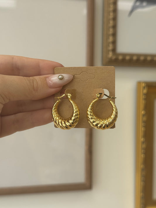 Croissant Hoop Earrings SS Earrings