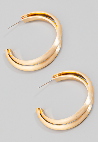 Layered Hoop Earrings