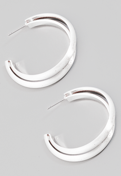 Layered Hoop Earrings