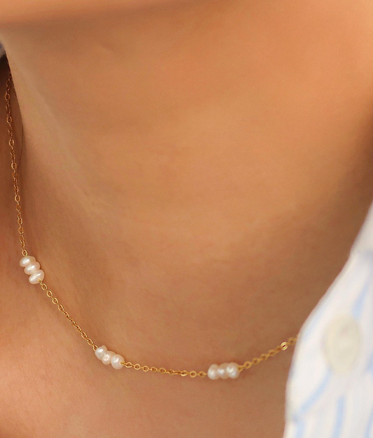Pearl Chain Necklace Necklaces