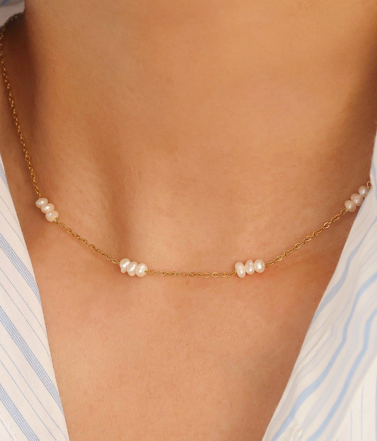 Pearl Chain Necklace Necklaces
