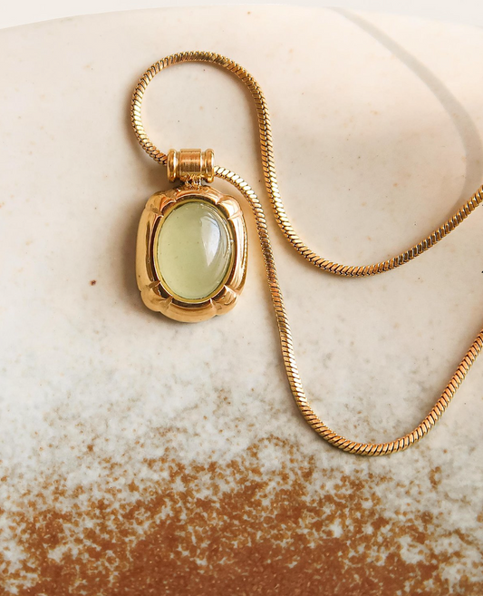 Green Aventurine Pendant Necklace Necklaces