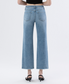 High Rise Ankle Slim Wide Jeans Jeans