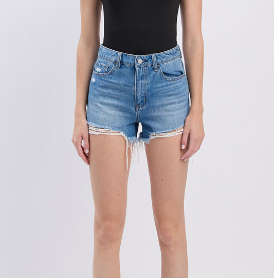 High Rise Mom Shorts Shorts