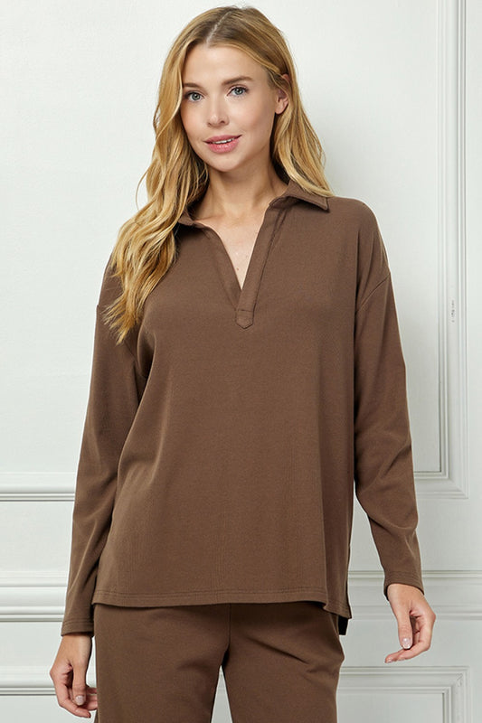 Fleece Long Sleeve Top