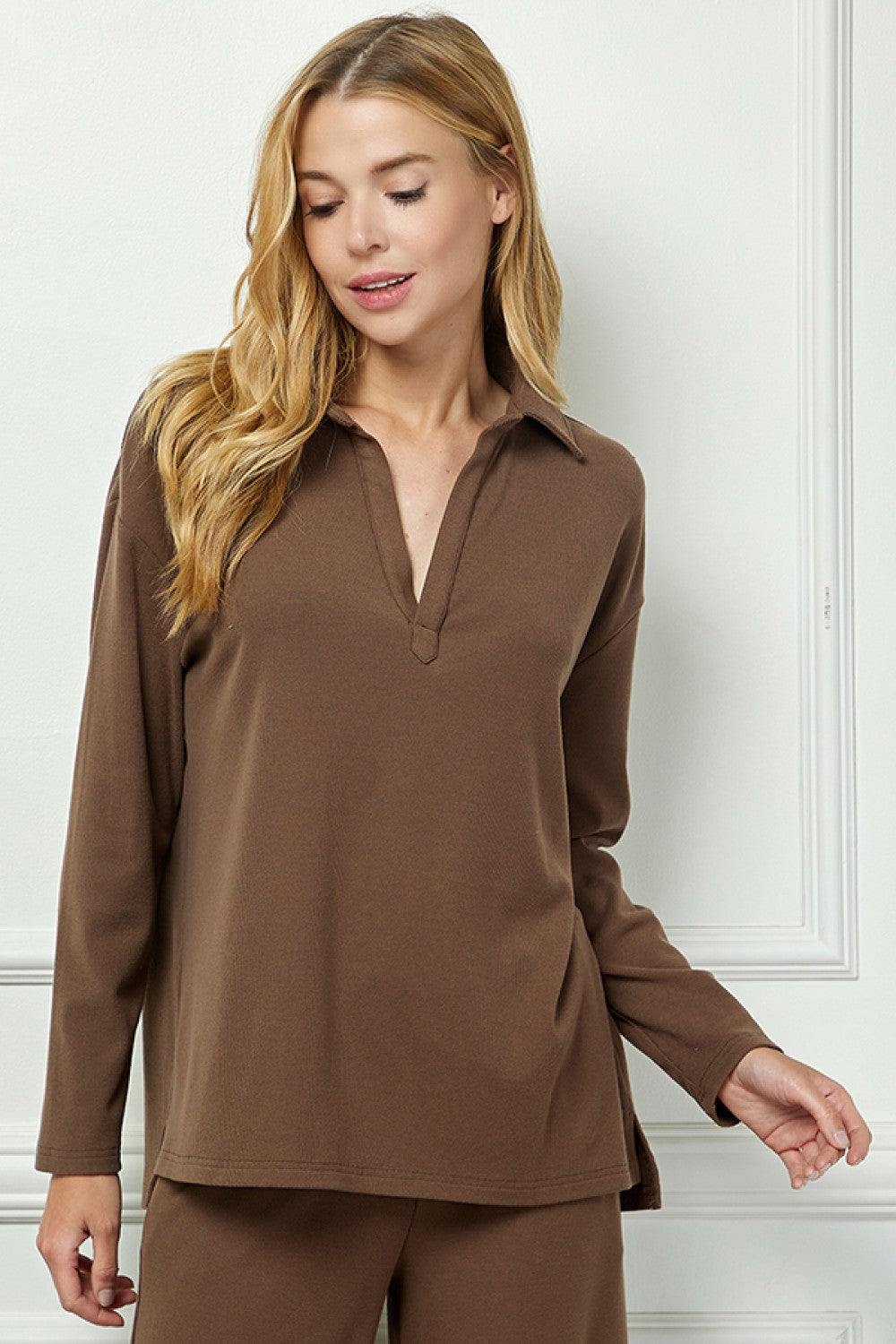 Fleece Long Sleeve Top