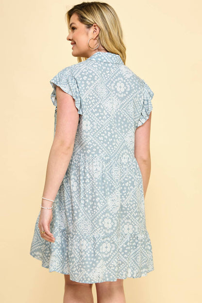 Plus Size Paisley Dress